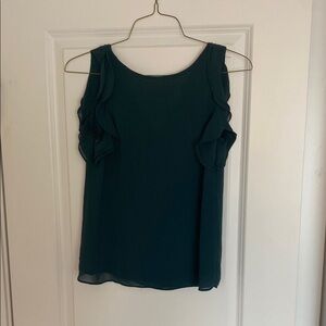 Elegant Teal Sleeveless Top